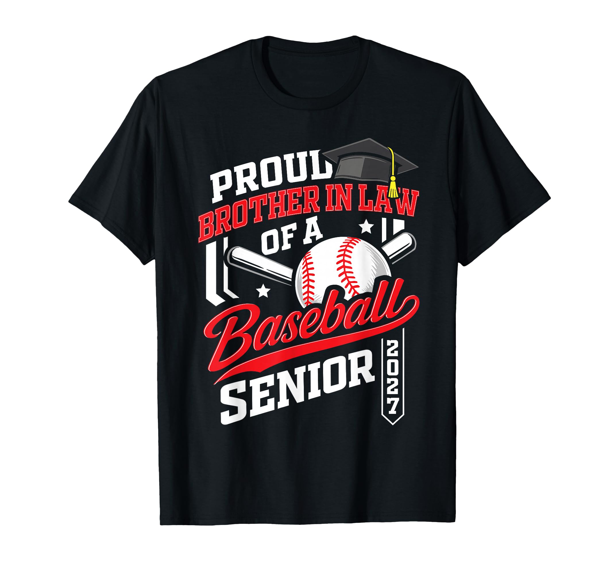 Proud Brother Law Baseball Senior T-Shirt - Streetwear Style Men Women - T-Shirt, Sweatshirt, Hoodie