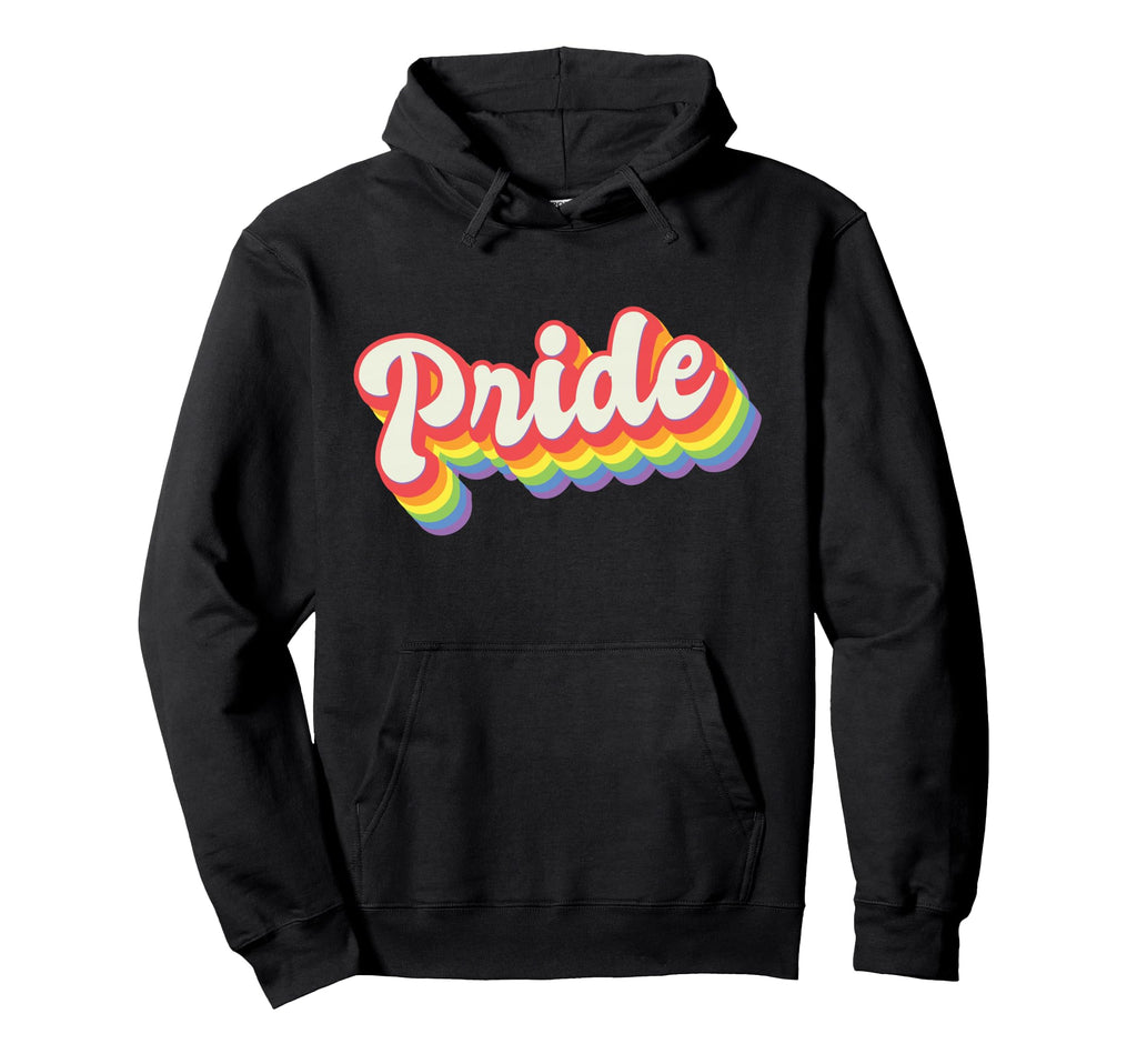 Pride Art Rainbow Aesthetics Hoodie - Custom Art Print for Adults - T-Shirt, Sweatshirt, Hoodie