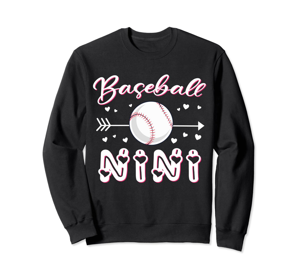 Baseball Nini Baseball Sport Sweatshirt - Casual Everyday Wear for Adults - T-Shirt, Sweatshirt, Hoodie