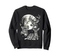 Deer 90S Aesthetic Y2K Wildlife Sweatshirt - Aesthetic Graphic for Adults - T-Shirt, Sweatshirt, Hoodie