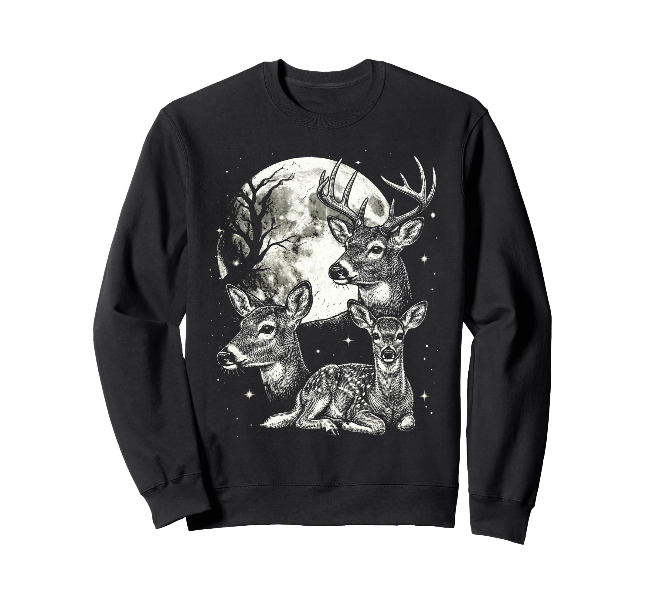 Deer 90S Aesthetic Y2K Wildlife Sweatshirt - Aesthetic Graphic for Adults - T-Shirt, Sweatshirt, Hoodie