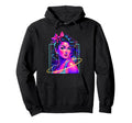 Hot Pinup Pop Art 50S Punk Vaporwave Hoodie - Aesthetic Graphic for Adults - T-Shirt, Sweatshirt, Hoodie
