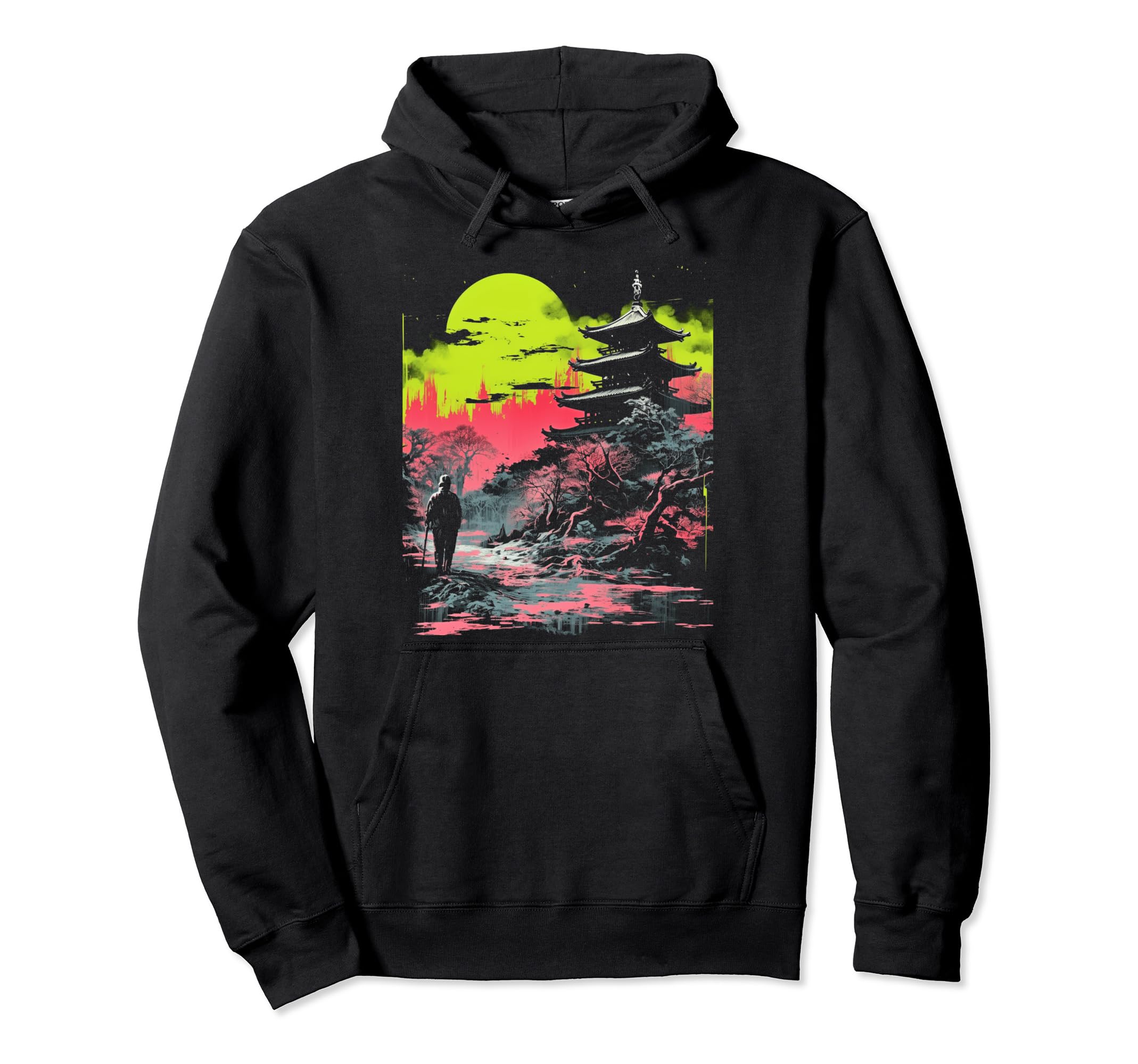 Japanese Aesthetic Y2K Samurai 5 Hoodie - Custom Art Print Men Women - T-Shirt, Sweatshirt, Hoodie