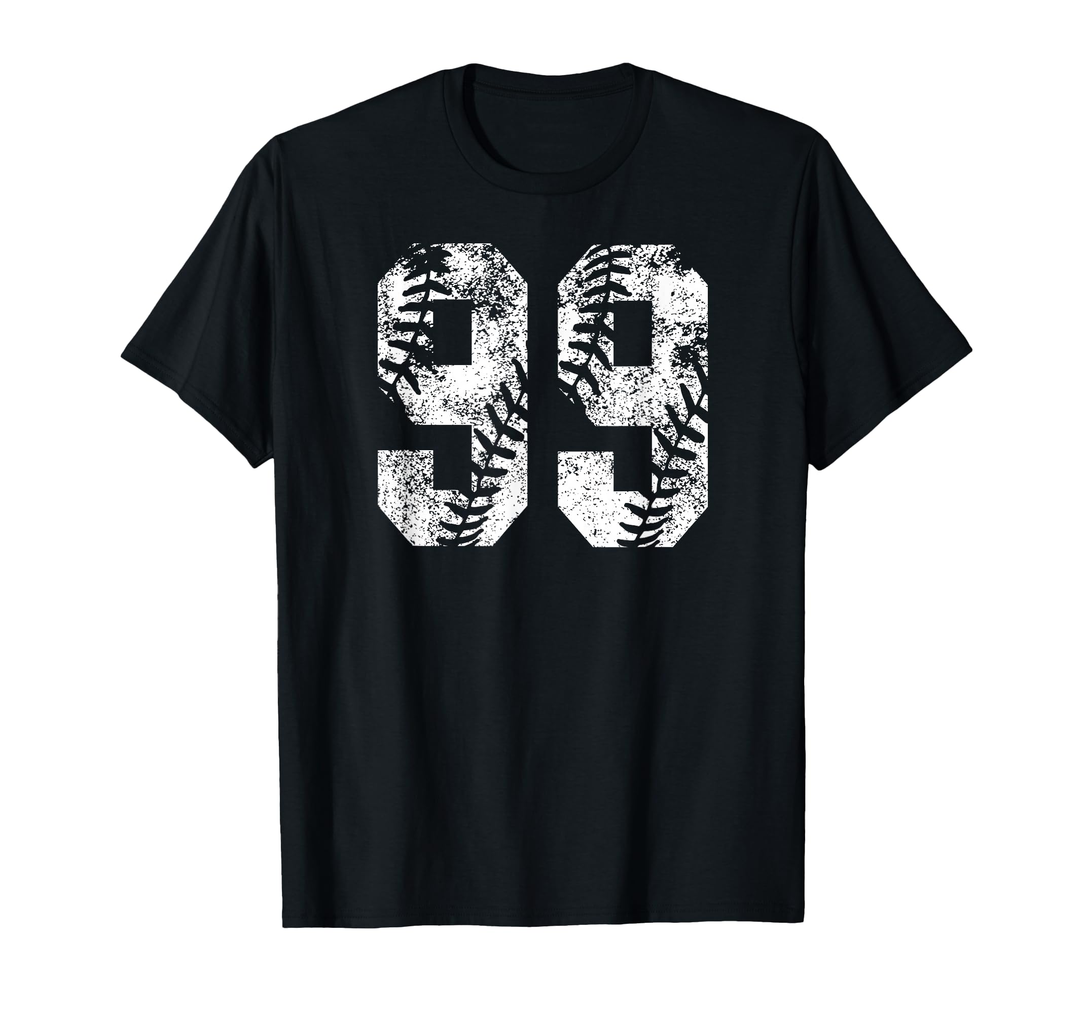 White Baseball Number 99 Jersey T-Shirt - Minimalist Print Men Women - T-Shirt, Sweatshirt, Hoodie