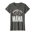 Diamond Dust Mama Baseball Mom T-Shirt - Trendy Graphic for Adults - T-Shirt, Sweatshirt, Hoodie