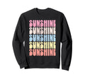 Sunshine Rainbow Bold Colorful Sweatshirt - Unique Graphic Men Women - T-Shirt, Sweatshirt, Hoodie