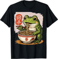 Retro Noodles Cute Frog Aesthetic Kawaii - Adult & Kids T-Shirts, Sweatshirts & Hoodies apparel design preview 1
