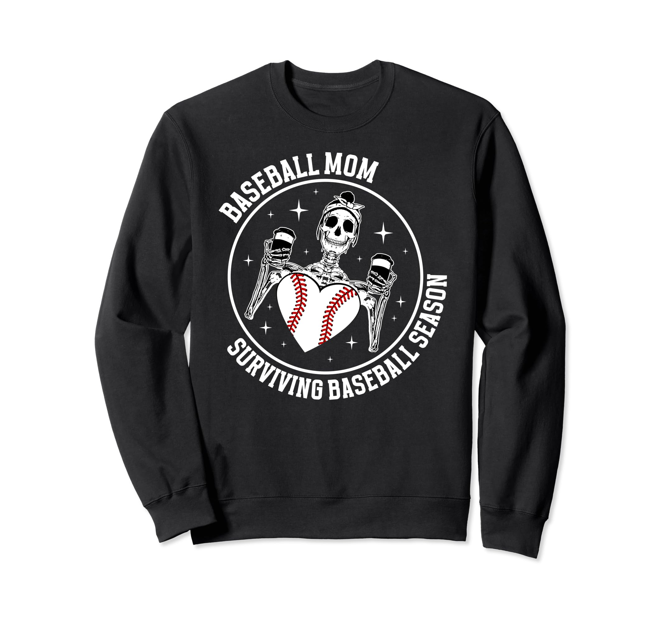 Baseball Mom Funny Mom Baseball Sweatshirt - Aesthetic Graphic for Adults - T-Shirt, Sweatshirt, Hoodie