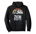 Zion National Park Utah Hiking Hoodie - Custom Art Print for Adults - T-Shirt, Sweatshirt, Hoodie