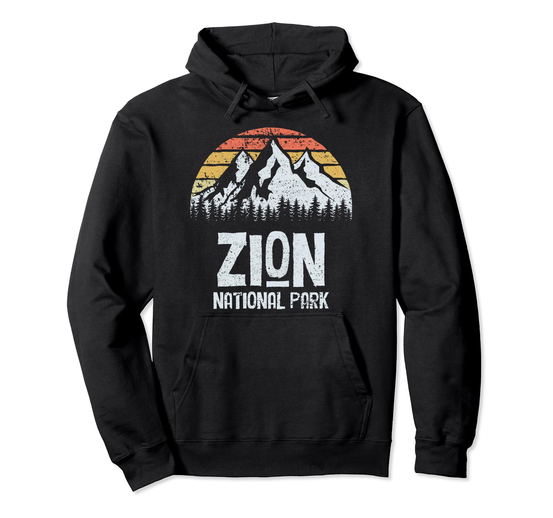Zion National Park Utah Hiking Hoodie - Custom Art Print for Adults - T-Shirt, Sweatshirt, Hoodie