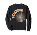 Bulldogs Baseball Orange Bulldogs Sweatshirt - Trendy Graphic Men Women - T-Shirt, Sweatshirt, Hoodie