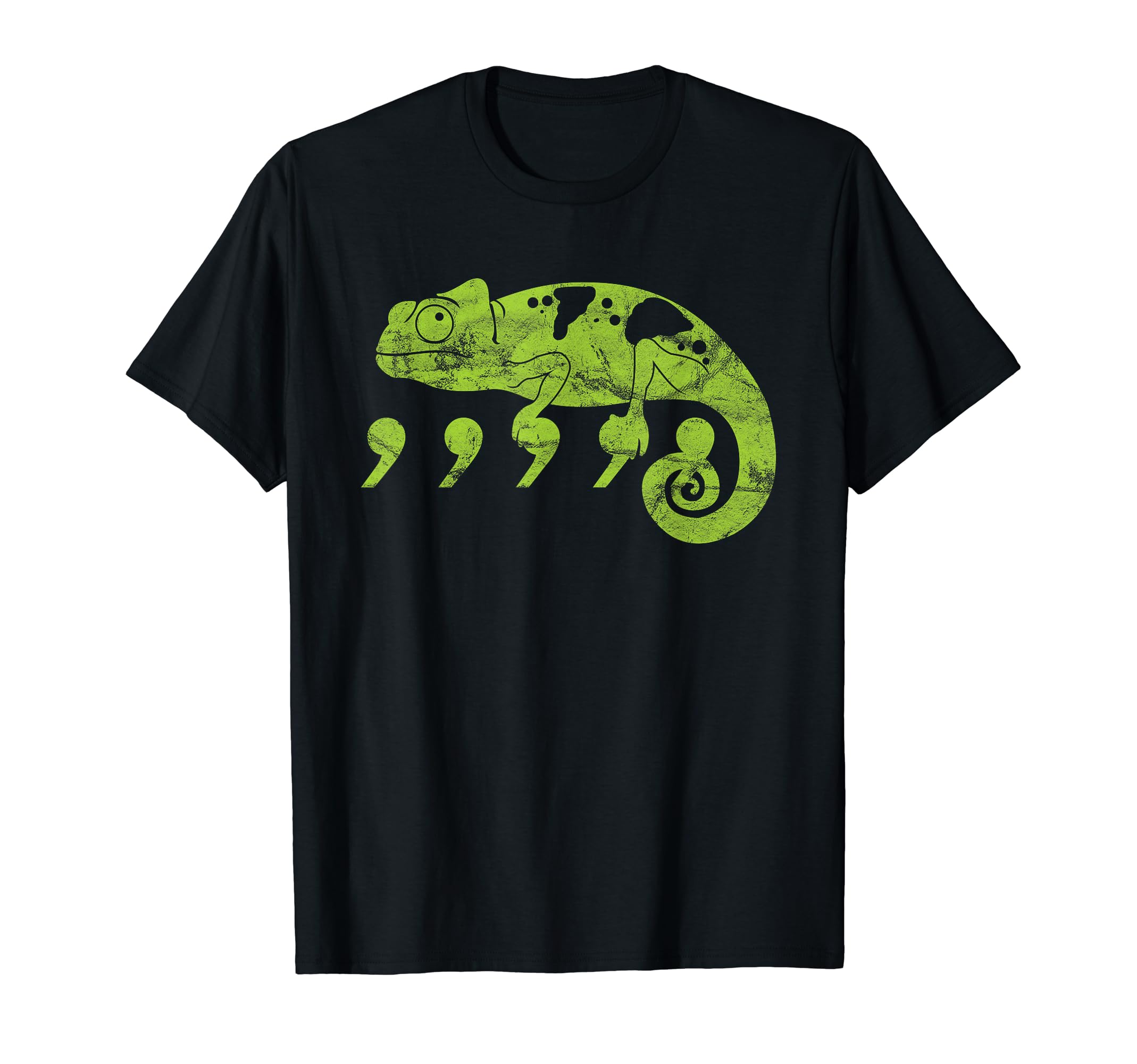 Comma Chameleon Funny Pop Culture T-Shirt - Fun Novelty Design Unisex - T-Shirt, Sweatshirt, Hoodie