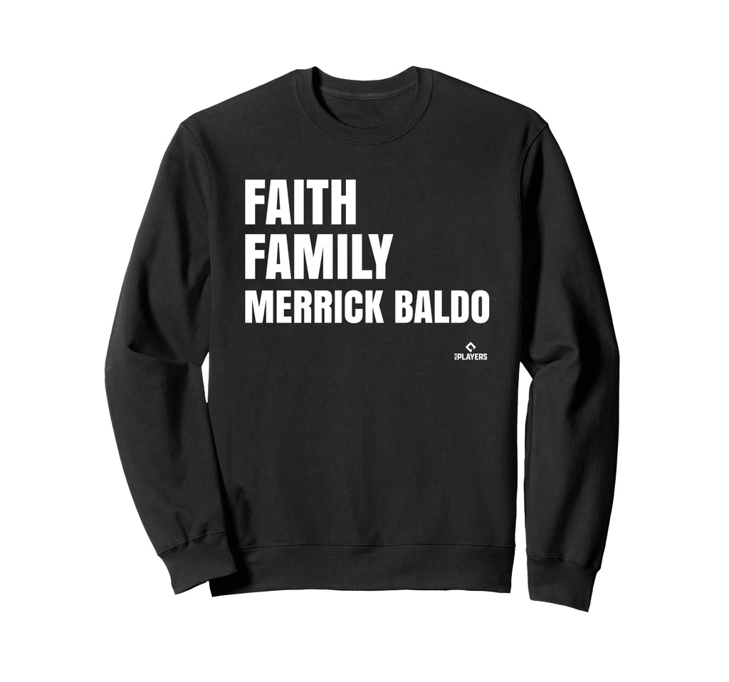 Faith Family Merrick Baldo Sweatshirt - Fun Novelty Design for Adults - T-Shirt, Sweatshirt, Hoodie