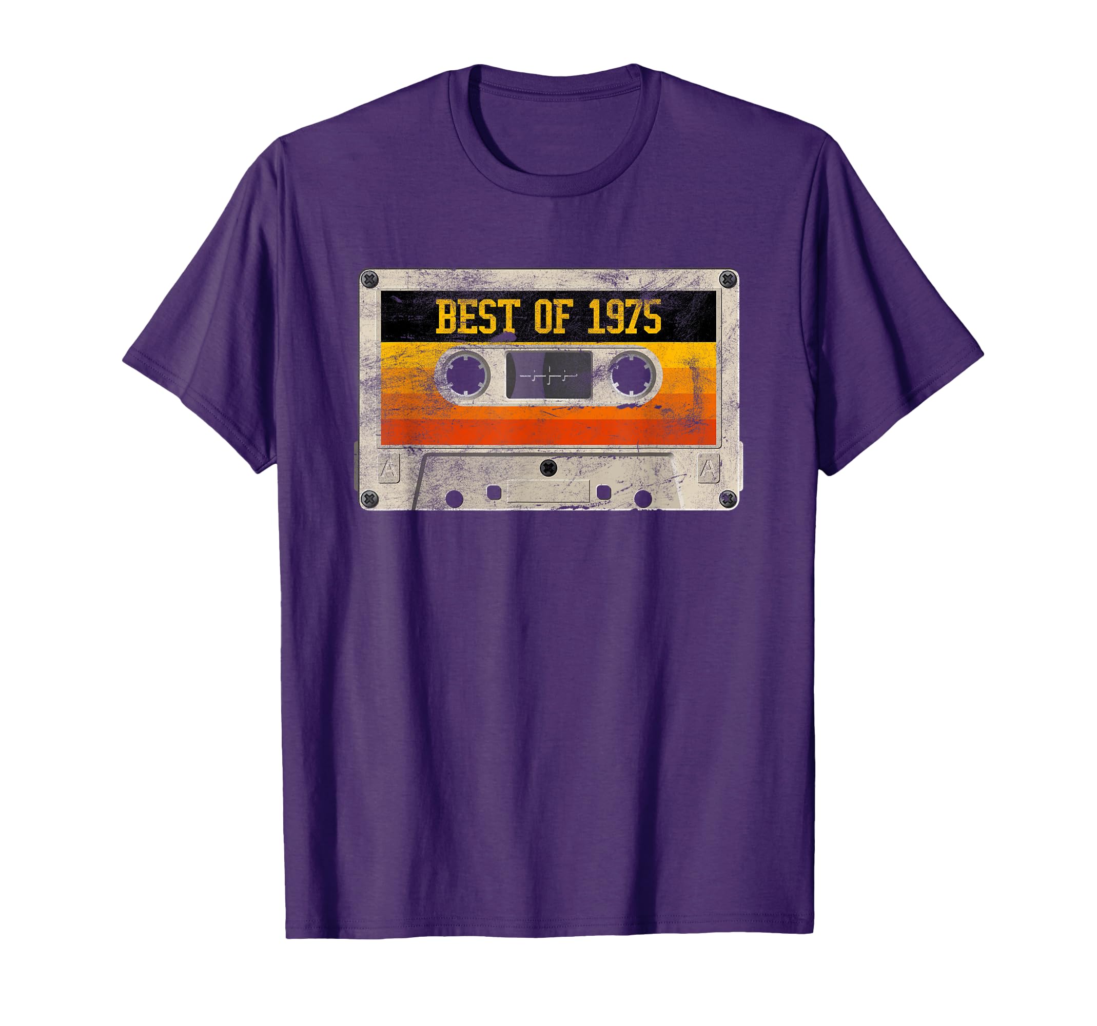 Best 1975 46Th Birthday Gifts Cassette Tape T-Shirt - Unique Graphic Unisex - T-Shirt, Sweatshirt, Hoodie