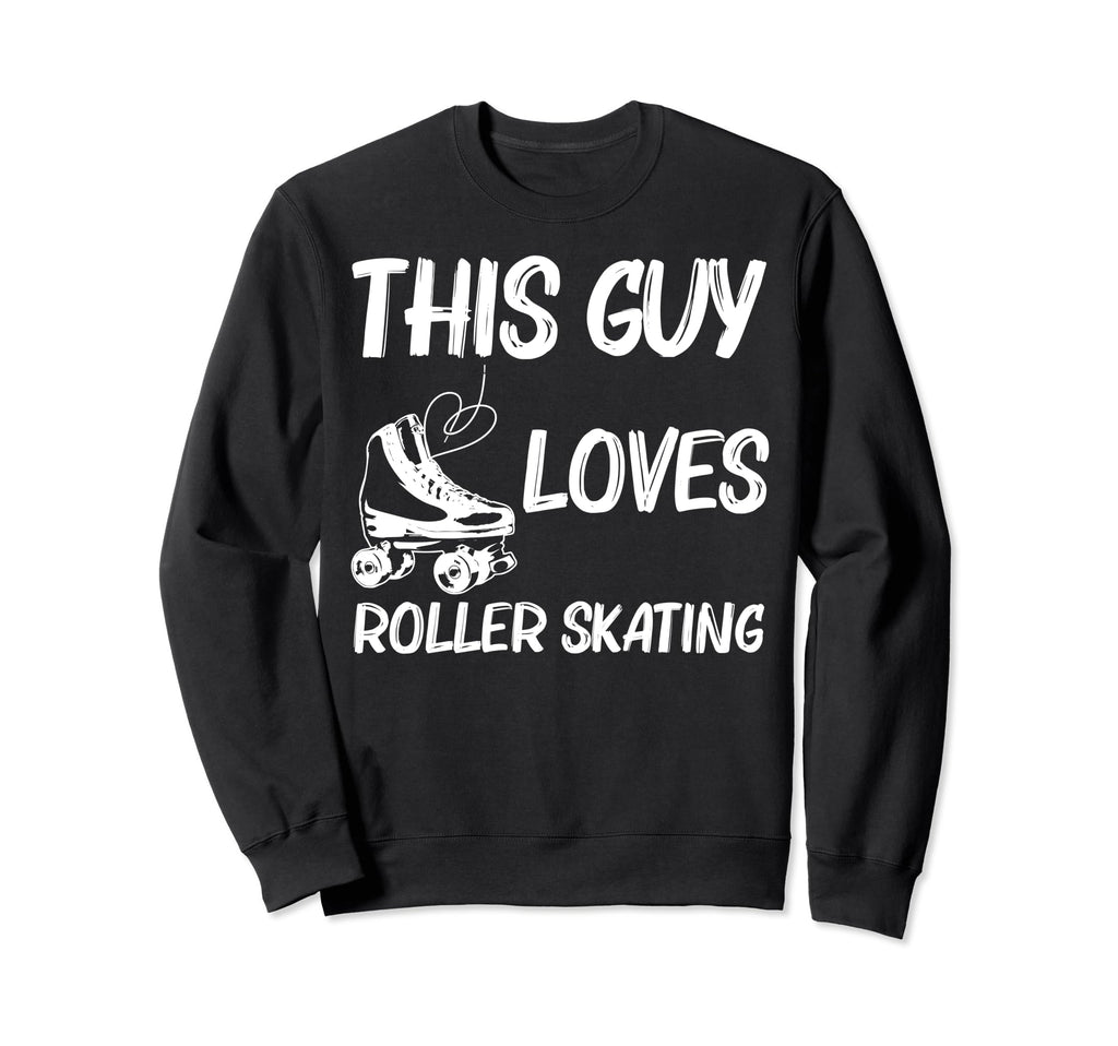Roller Skating Dad Disco Derby Skates Sweatshirt - Aesthetic Graphic Unisex - T-Shirt, Sweatshirt, Hoodie