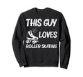 Roller Skating Dad Disco Derby Skates Sweatshirt - Aesthetic Graphic Unisex - T-Shirt, Sweatshirt, Hoodie