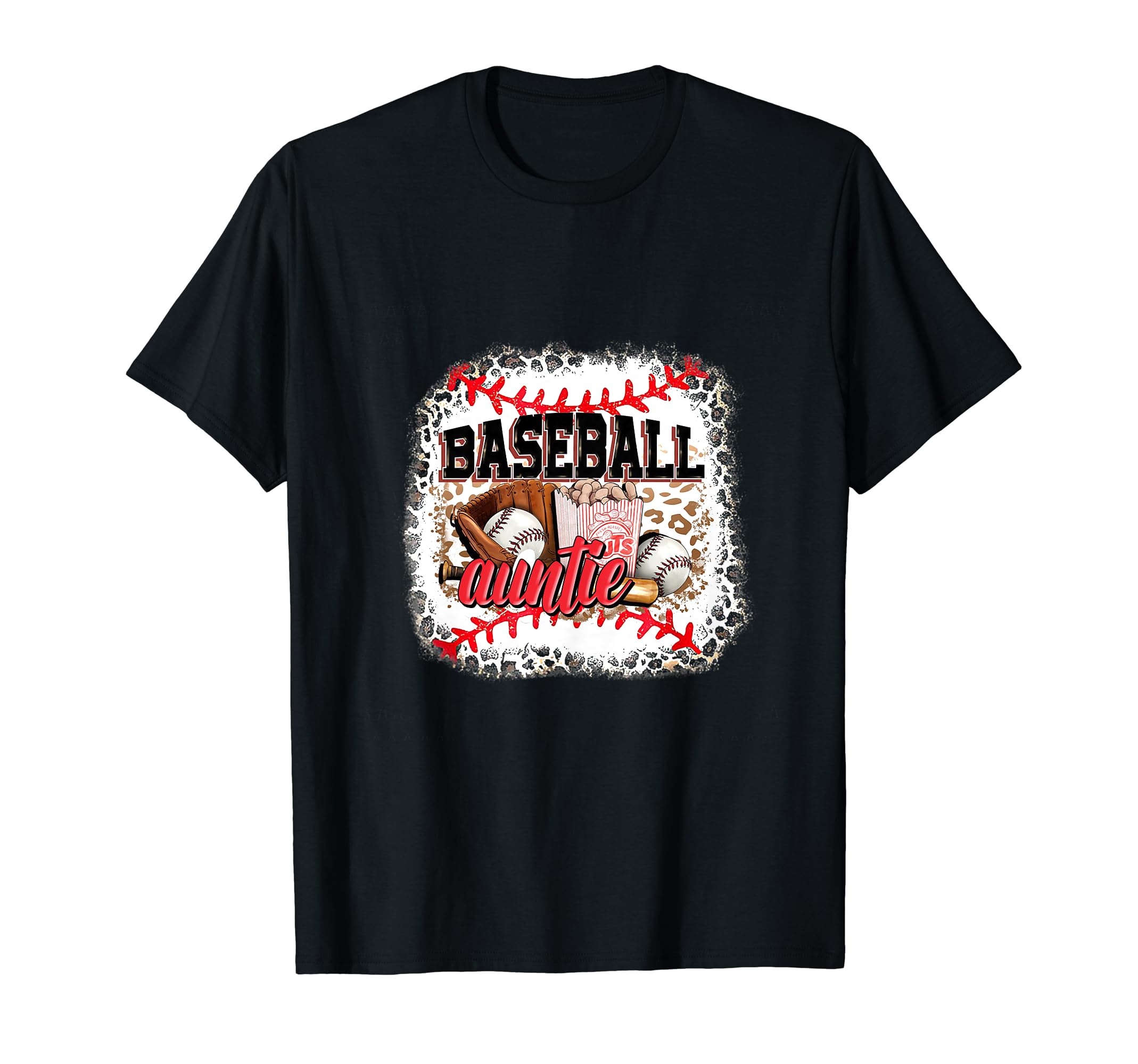Softball Baseball Auntie Mom T-Shirt - Aesthetic Graphic for Adults - T-Shirt, Sweatshirt, Hoodie