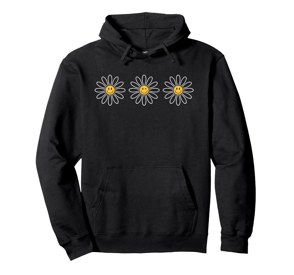 Boho Happy Daisies Summer Art Hoodie - Novelty Apparel Men Women - T-Shirt, Sweatshirt, Hoodie
