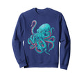 Kraken Octopus Sweatshirt - Custom Art Print Men Women - T-Shirt, Sweatshirt, Hoodie