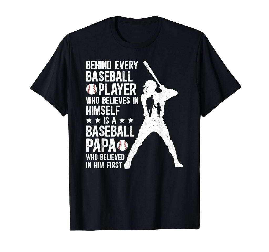 Baseball Papa Who Believed Papa T-Shirt - Custom Art Print for Adults - T-Shirt, Sweatshirt, Hoodie