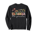 Fourth Grade Teacher Boho Wildflower Sweatshirt - Graphic Print for Adults - T-Shirt, Sweatshirt, Hoodie