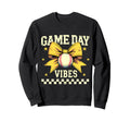 Game Day Vibes Coquette Bow Sweatshirt - Casual Everyday Wear Unisex - T-Shirt, Sweatshirt, Hoodie