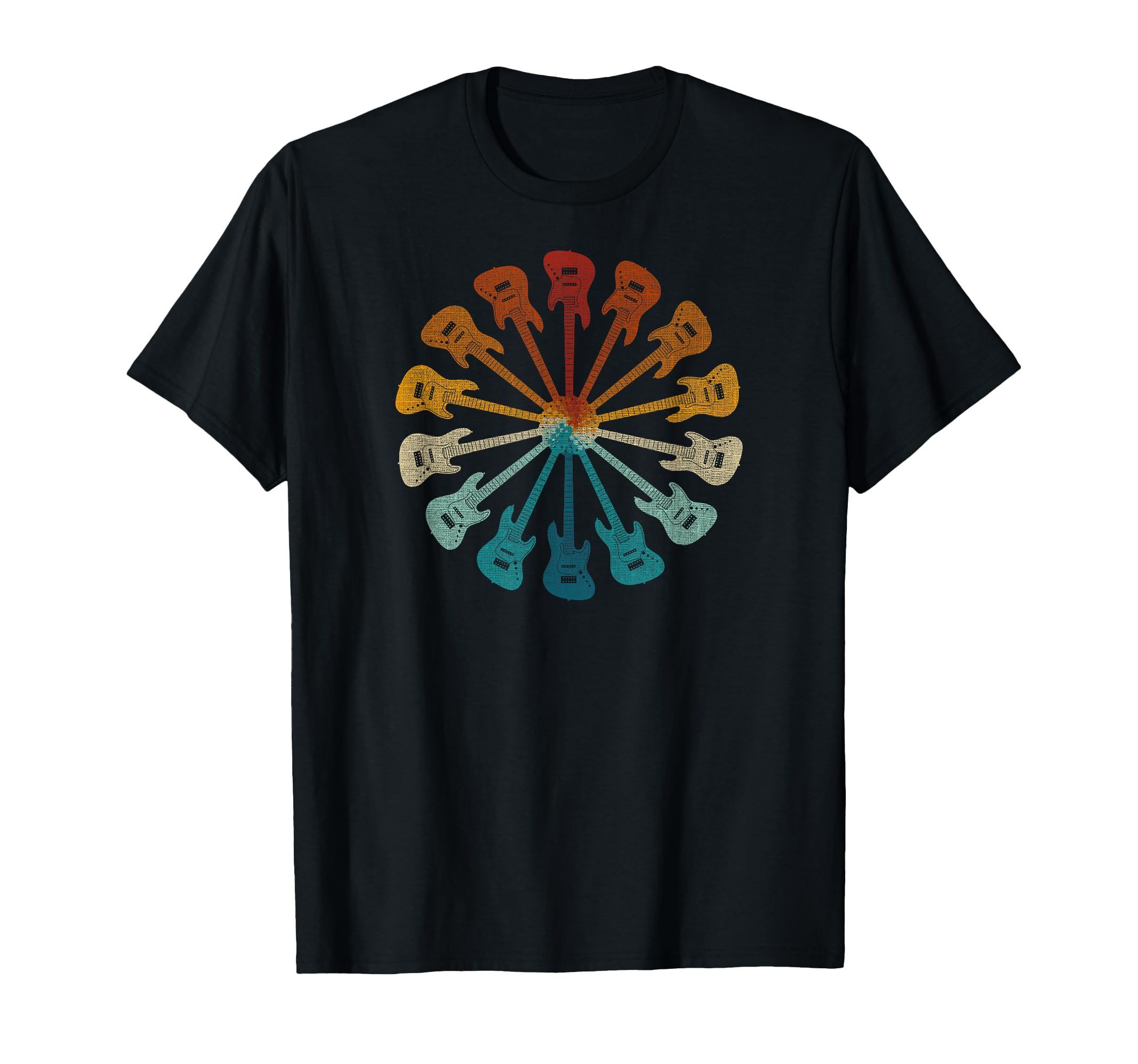 Bass Guitar Rainbow T-Shirt - Casual Everyday Wear Men Women - T-Shirt, Sweatshirt, Hoodie