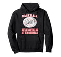 Baseball Dad Like Softballl Dad Harder Hoodie - Trendy Graphic for Adults - T-Shirt, Sweatshirt, Hoodie