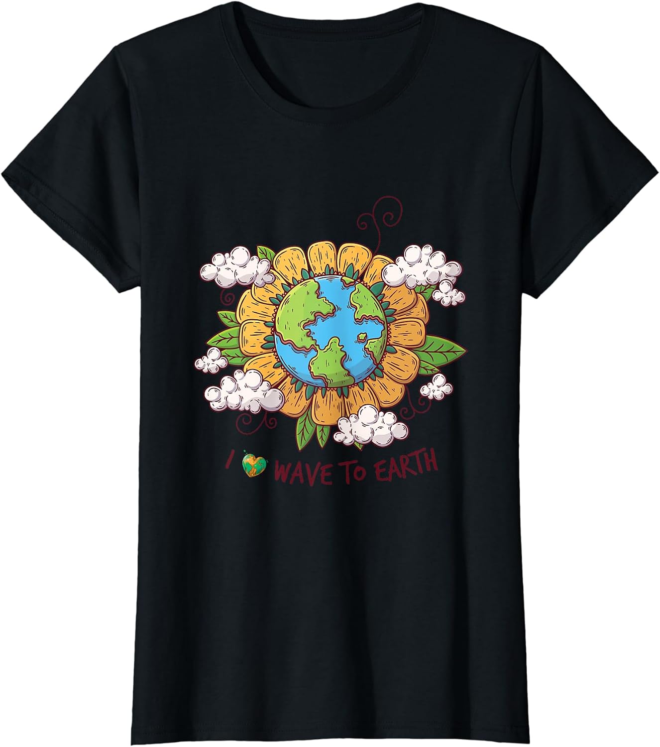 Gift I Love Wave To Earth, lovers - Adult & Kids T-Shirts, Sweatshirts & Hoodies apparel design preview 1