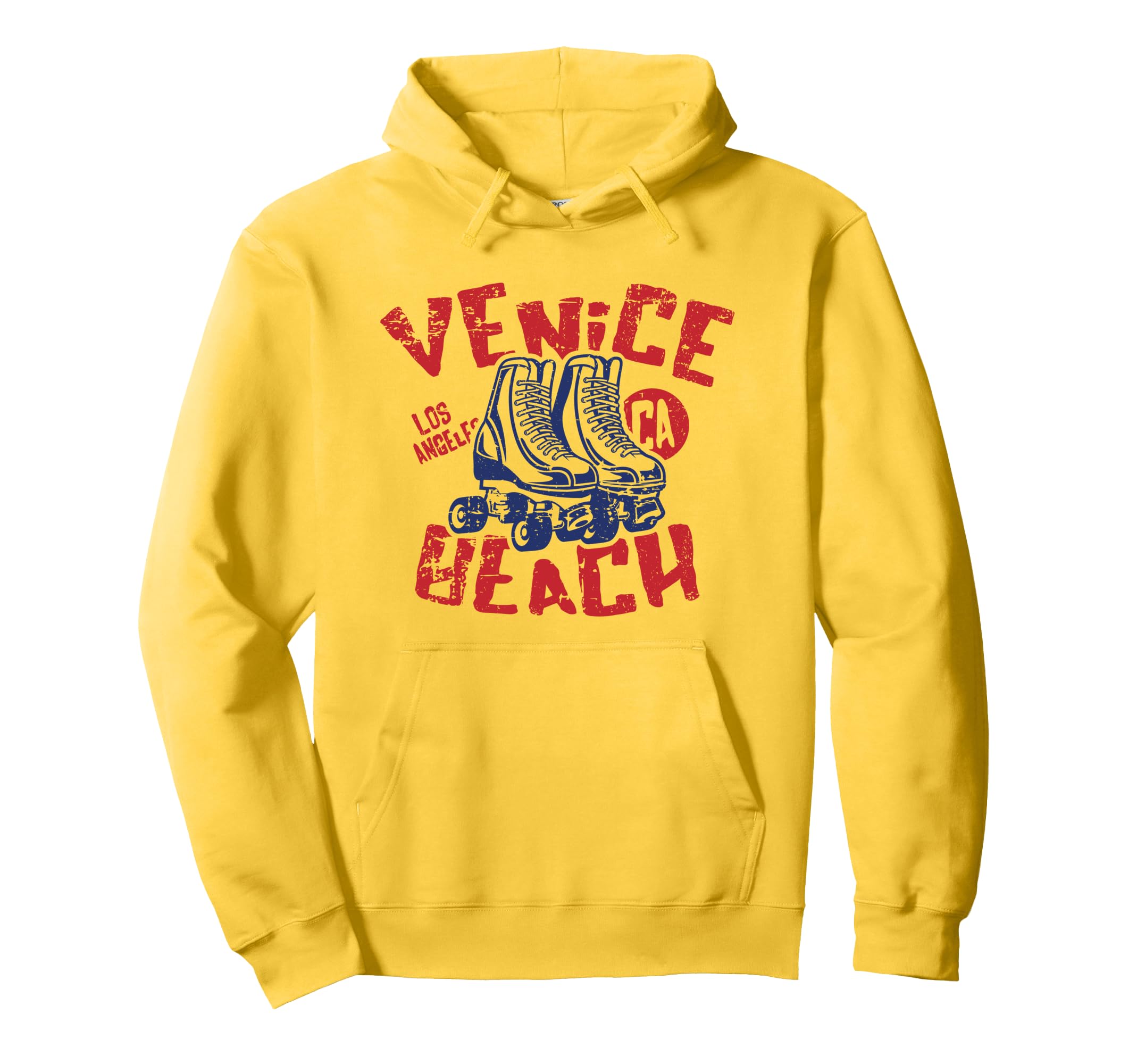 Venice Beach California Distressed Hoodie - Aesthetic Graphic Men Women - T-Shirt, Sweatshirt, Hoodie