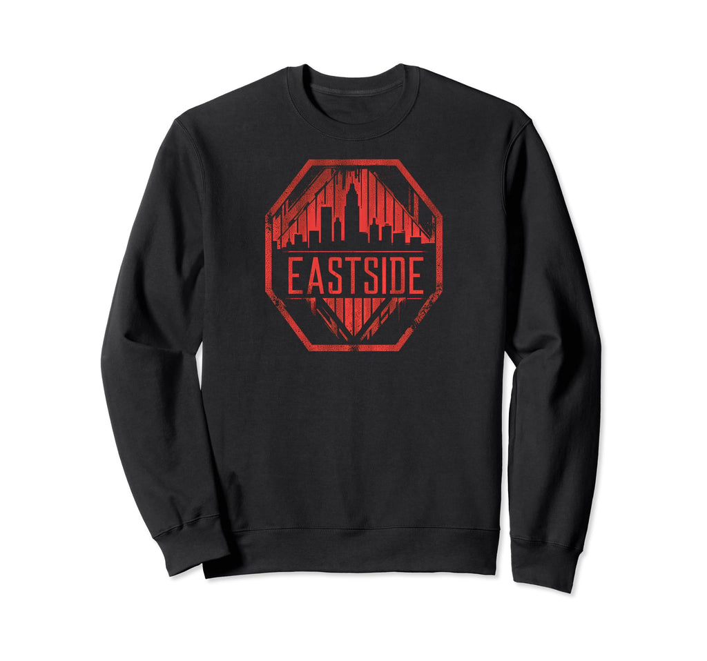 Eastside Grit 90S Grunge Sweatshirt - Minimalist Print Men Women - T-Shirt, Sweatshirt, Hoodie