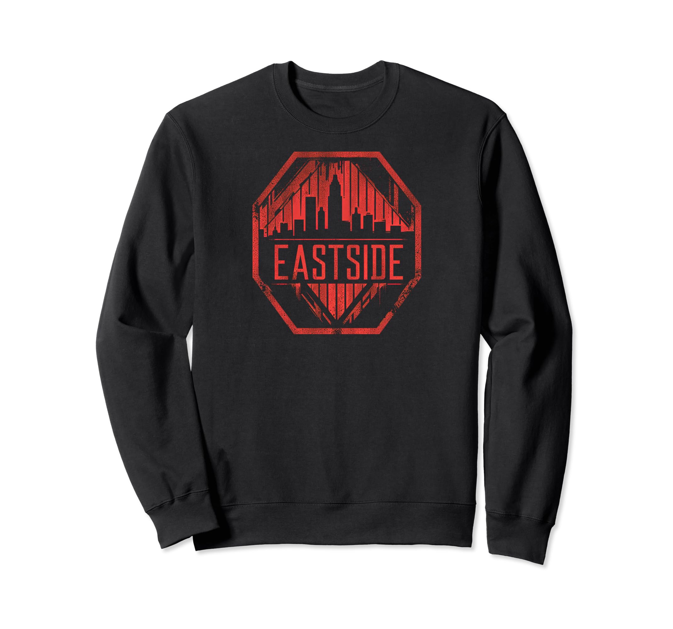 Eastside Grit 90S Grunge Sweatshirt - Minimalist Print Men Women - T-Shirt, Sweatshirt, Hoodie