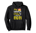 My Favorite Pitcher Calls Me Mom Hoodie - Minimalist Print Men Women - T-Shirt, Sweatshirt, Hoodie