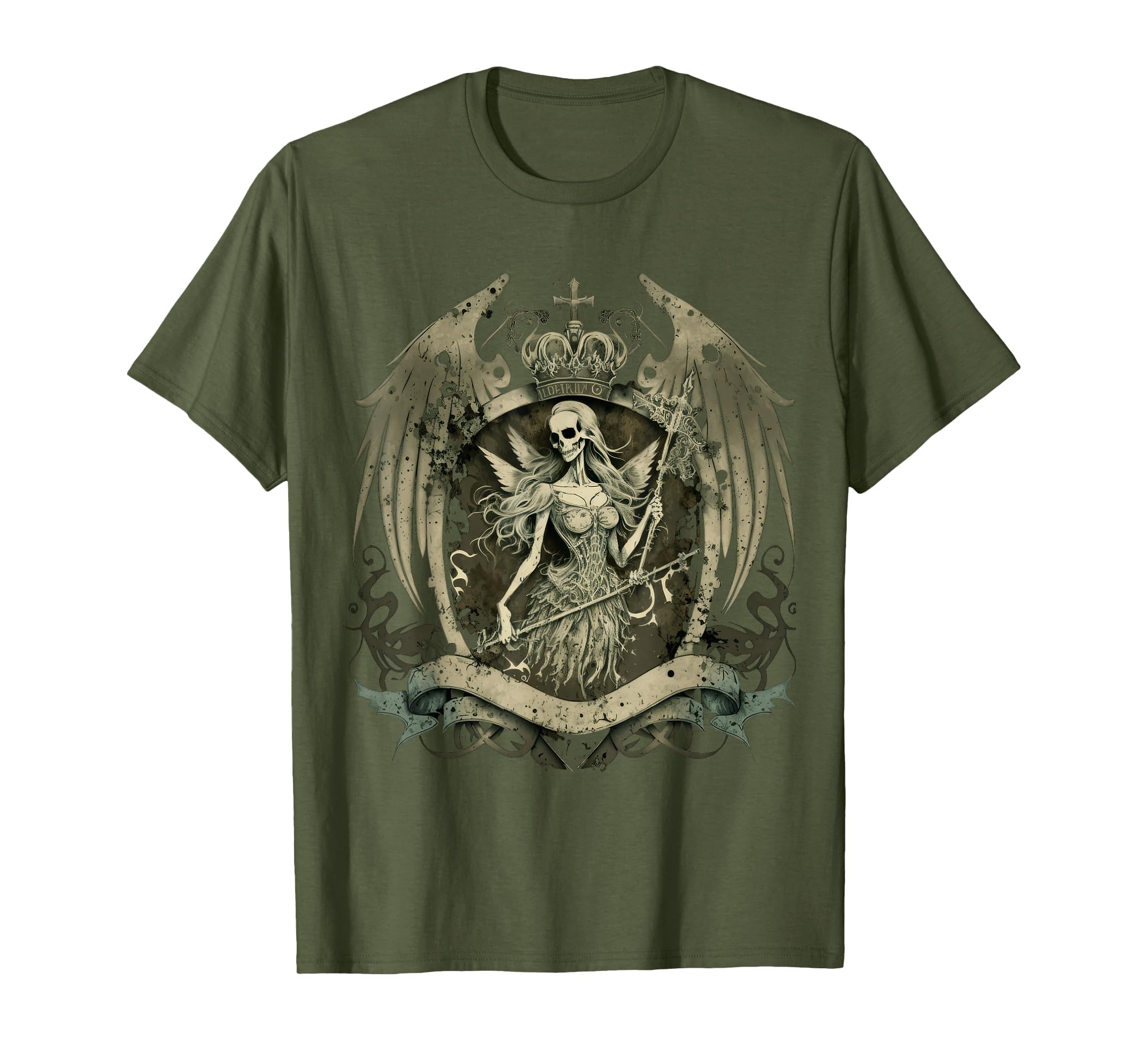 Aesthetic Y2K Fairy Wings Skeleton T-Shirt - Casual Everyday Wear Unisex - T-Shirt, Sweatshirt, Hoodie