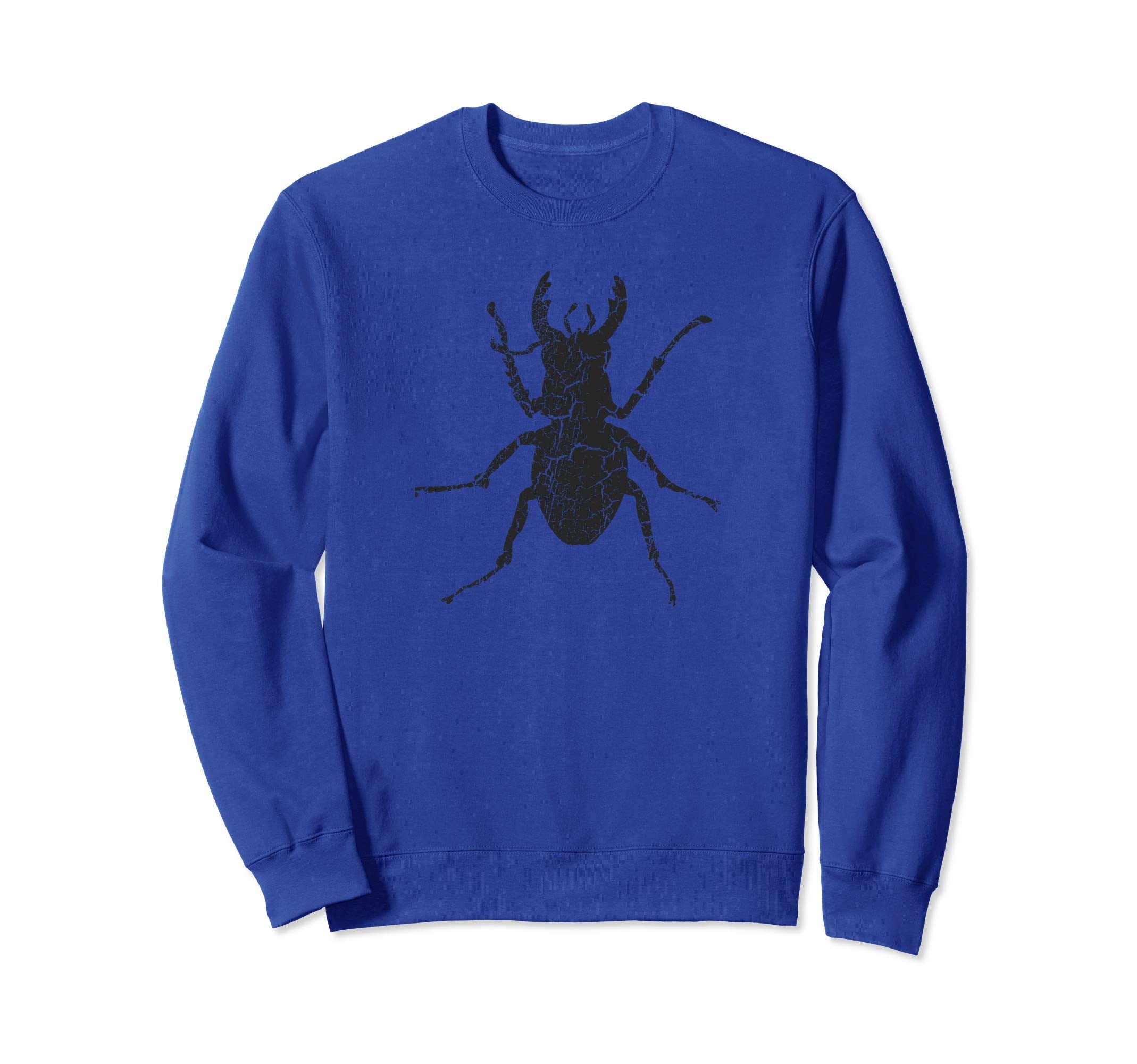 Beetle Distressed Beetle Sweatshirt - Novelty Apparel Unisex - T-Shirt, Sweatshirt, Hoodie
