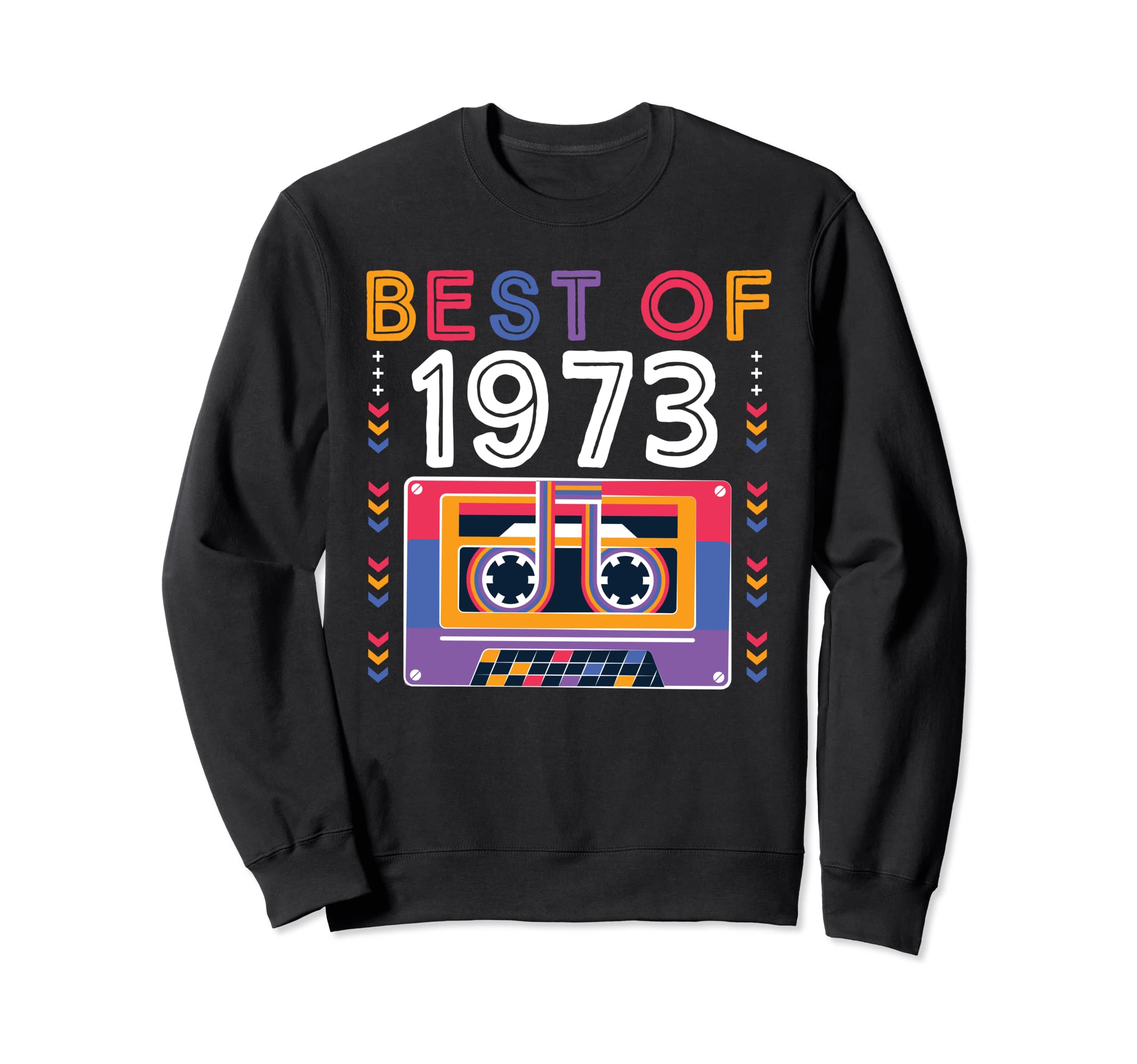 Best 1973 Cassette Tape 50 Years Old Sweatshirt - Streetwear Style Unisex - T-Shirt, Sweatshirt, Hoodie