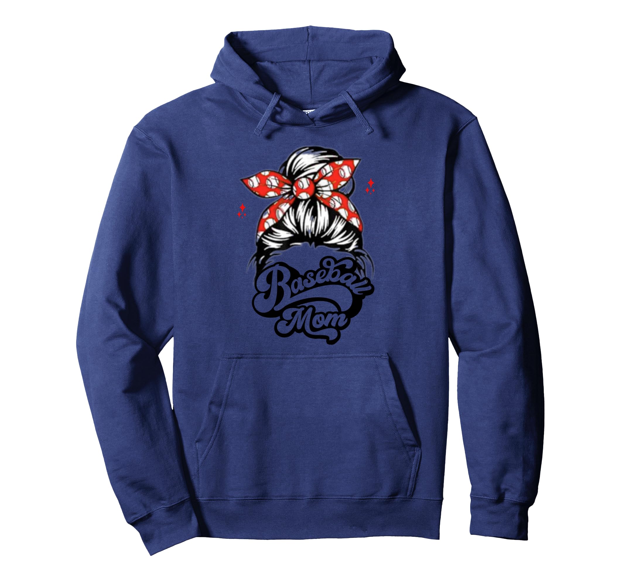 Baseball Mom Life Baller Momma Hoodie - Unique Graphic for Adults - T-Shirt, Sweatshirt, Hoodie