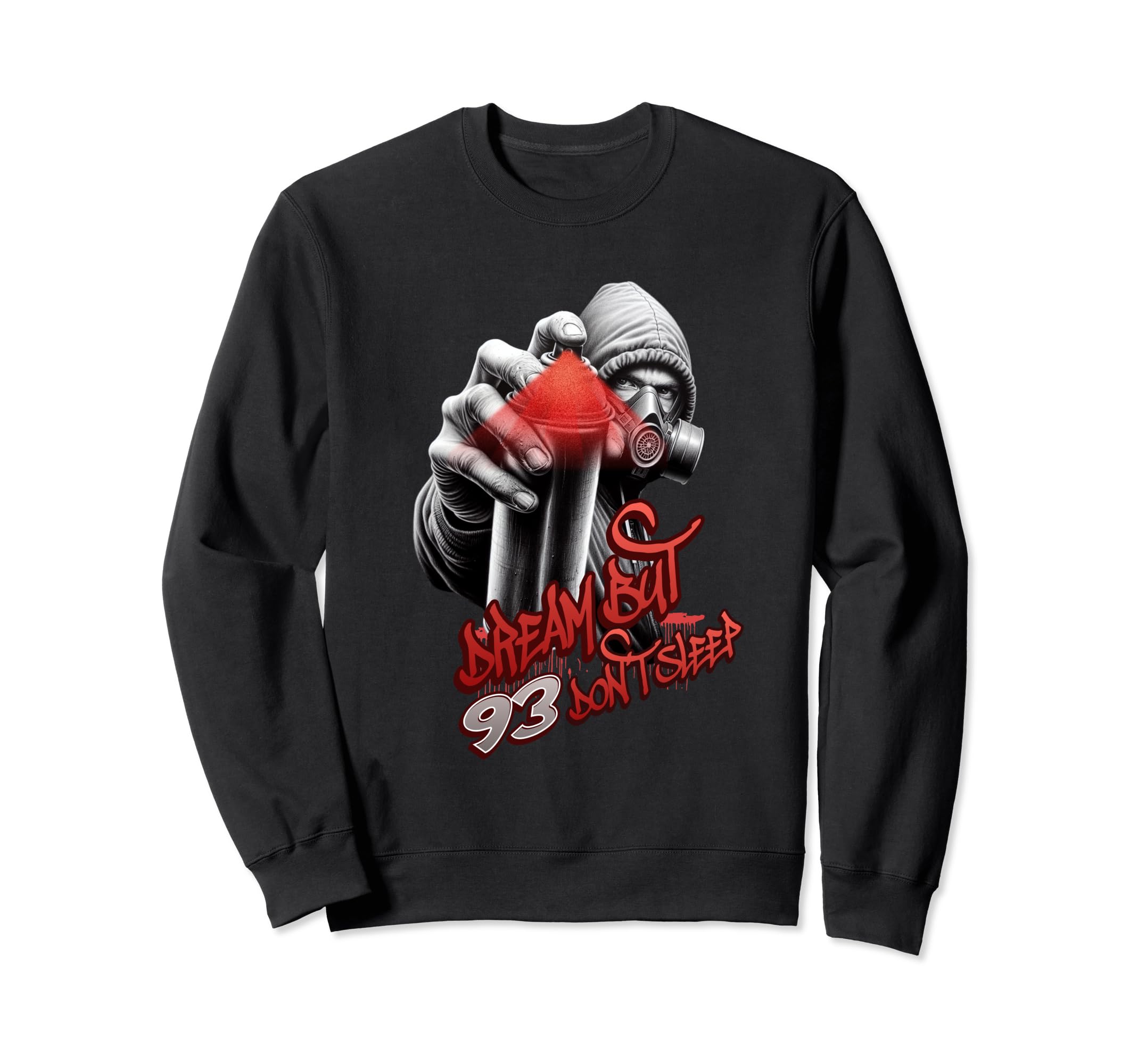 Graffiti Hip Hop Old School Sweatshirt - Custom Art Print Men Women - T-Shirt, Sweatshirt, Hoodie