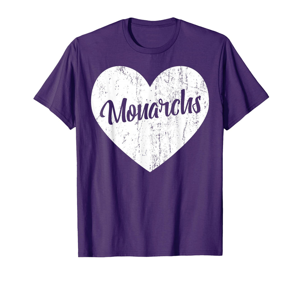 Monarchs School Sports Fan Team Spirit T-Shirt - Fun Novelty Design Unisex - T-Shirt, Sweatshirt, Hoodie