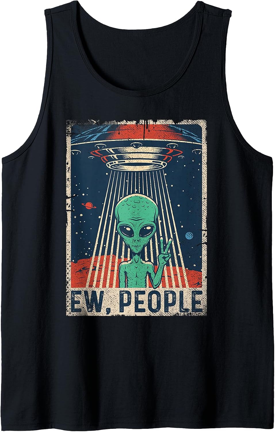 Funny Alien Gifts Space Galaxy UFO Merch Men - Adult & Kids T-Shirts, Sweatshirts & Hoodies apparel design preview 1