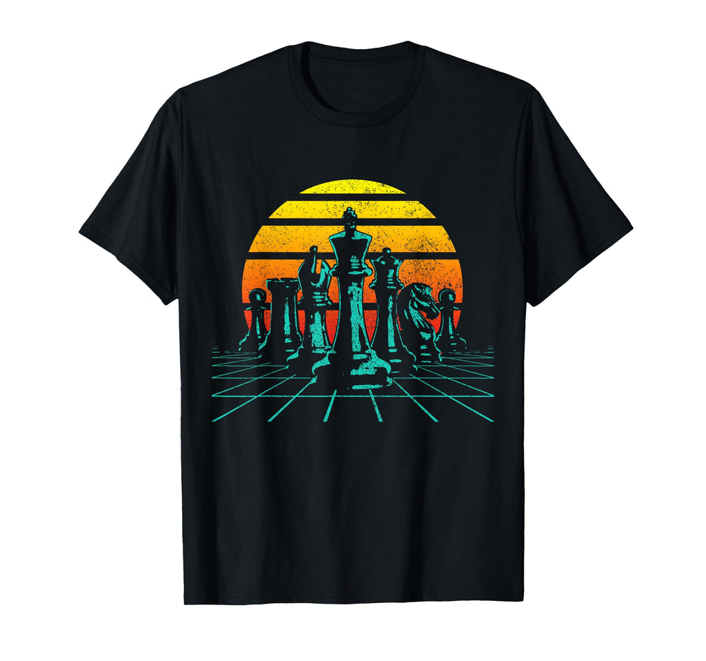Chess Sunset Chess Player T-Shirt - Minimalist Print for Adults - T-Shirt, Sweatshirt, Hoodie