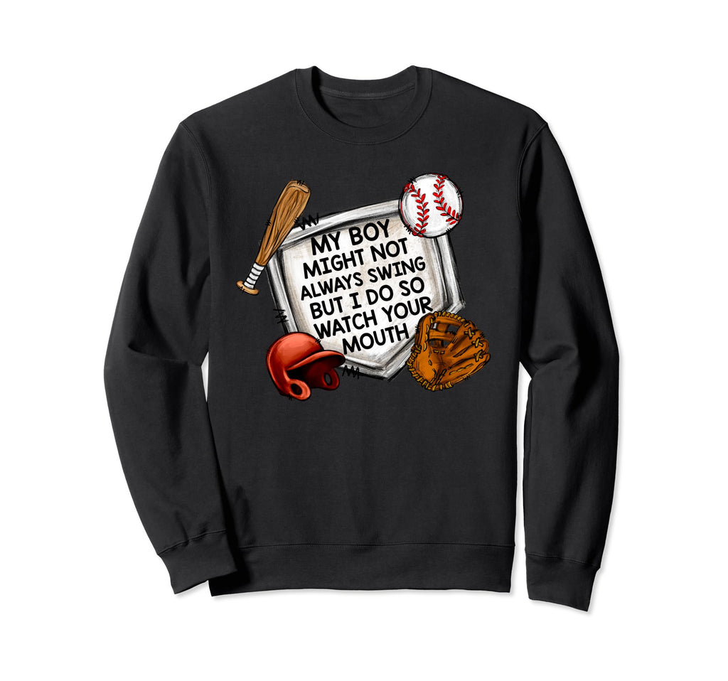 My Might Not Always Swing But I Sweatshirt - Fun Novelty Design for Adults - T-Shirt, Sweatshirt, Hoodie