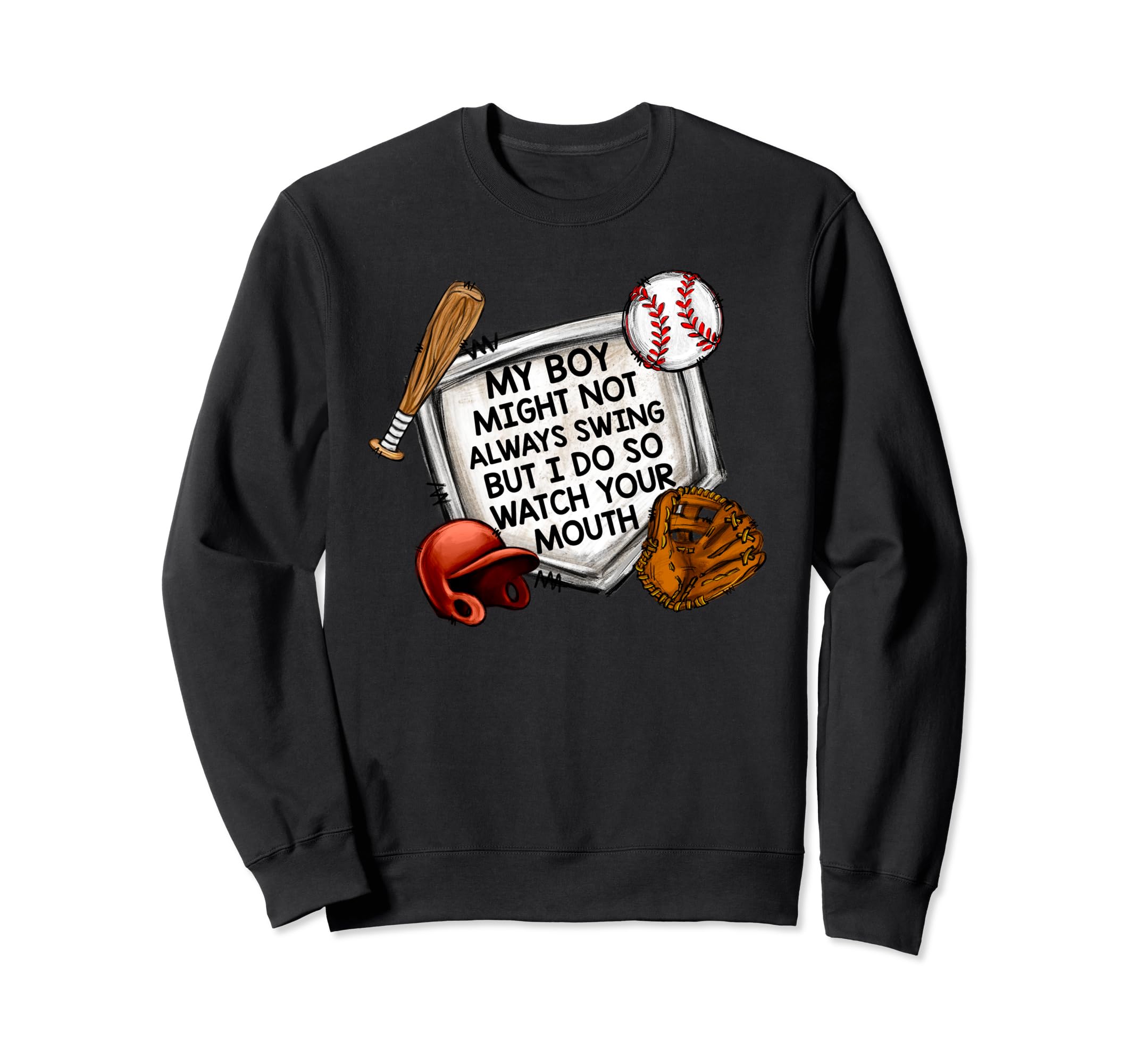 My Might Not Always Swing But I Sweatshirt - Fun Novelty Design for Adults - T-Shirt, Sweatshirt, Hoodie