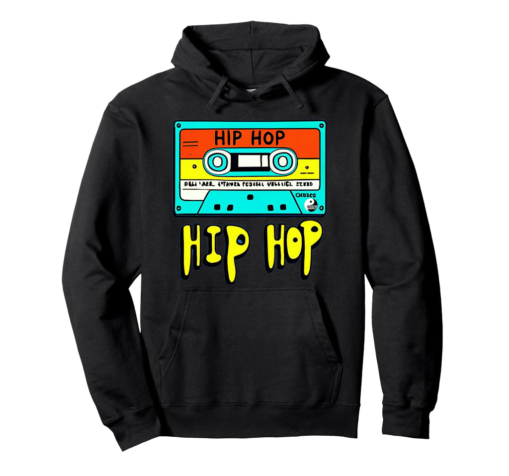 Hip Hop Cassette Tape Hoodie - Trendy Graphic for Adults - T-Shirt, Sweatshirt, Hoodie