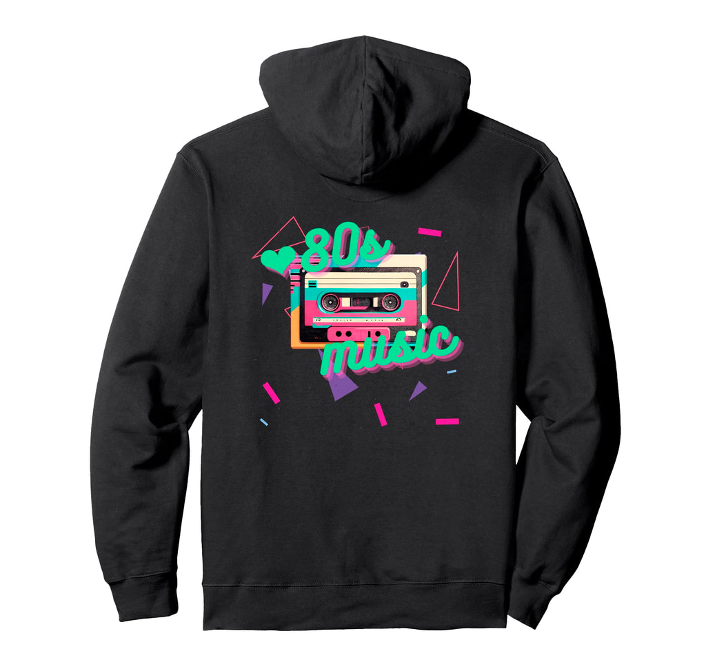 80S Music Love Cassette Tape Hoodie - Streetwear Style Men Women - T-Shirt, Sweatshirt, Hoodie