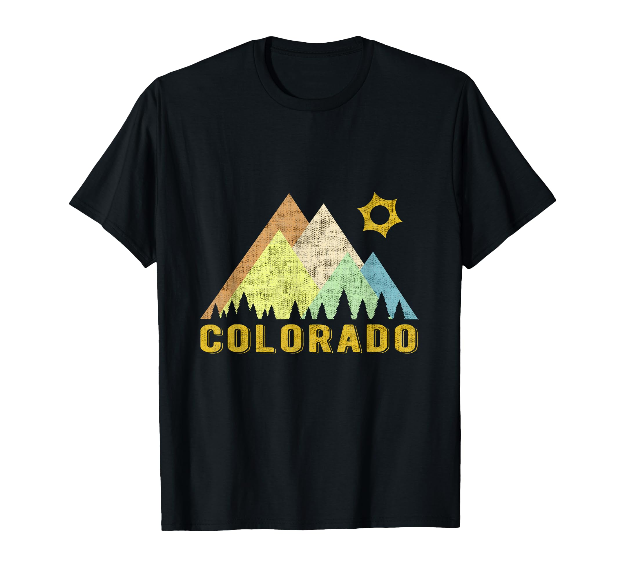 Colorado Distressed T-Shirt - Graphic Print Men Women - T-Shirt, Sweatshirt, Hoodie