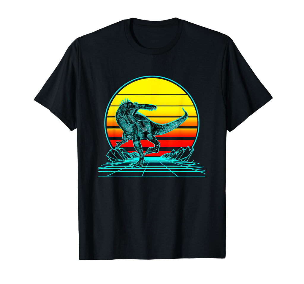 Sunset Suchomimus T-Shirt - Novelty Apparel for Adults - T-Shirt, Sweatshirt, Hoodie