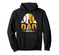 Dad Both Funny Dad Baseball Softball Player Hoodie - Unique Graphic Unisex - T-Shirt, Sweatshirt, Hoodie