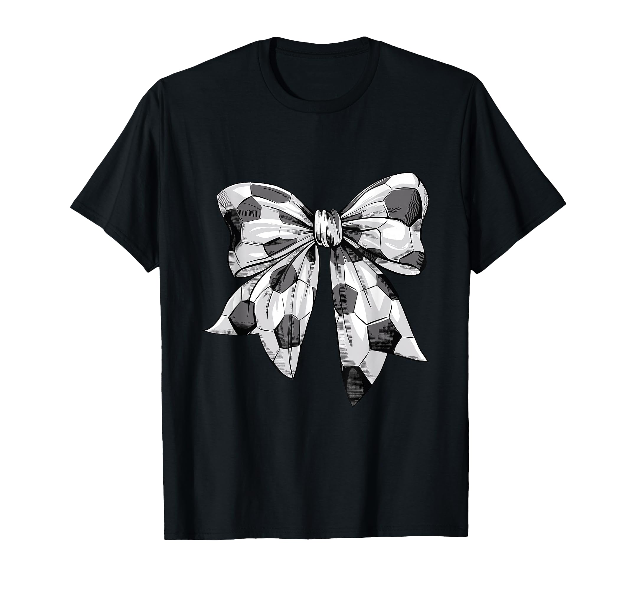 Coquette Bow Soccer Ball Mom Life T-Shirt - Fun Novelty Design Men Women - T-Shirt, Sweatshirt, Hoodie