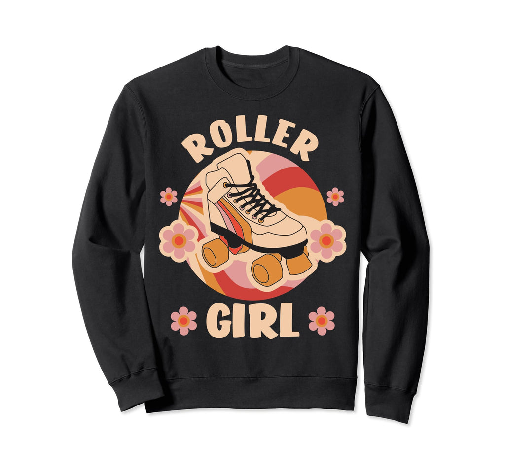 Rollerskates Funny 80S Roller Disco Sweatshirt - Trendy Graphic Unisex - T-Shirt, Sweatshirt, Hoodie